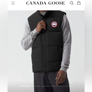 Men’s Canada Goose Garson Vest (and garment bag). NWT. Size 2XL